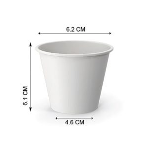 كوب ورقي 4 اونز دبل (طبقتين)