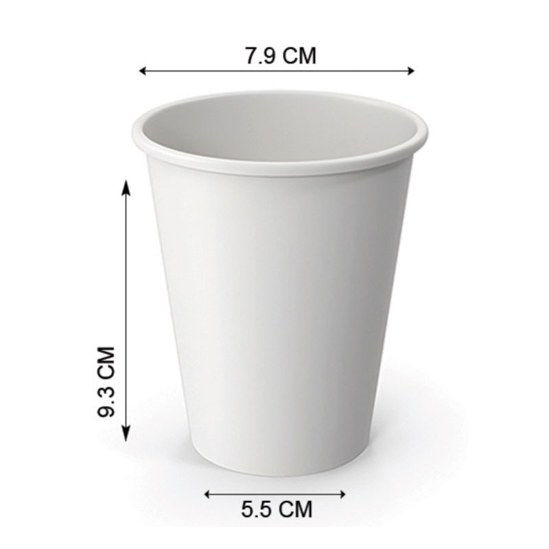 كوب ورقي 8 اونز دبل (طبقتين)