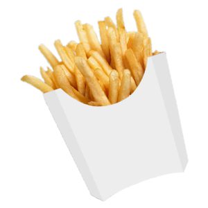 ظرف بطاطس ماك 300 جم فنلندي مطبوعه بلوجو العميل