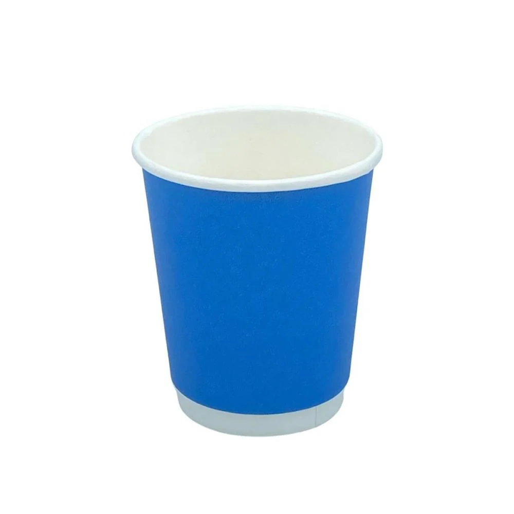 كوب ورقي 8 اونز Double 2 wall طباعه ( 1 لون أو  2 لون )