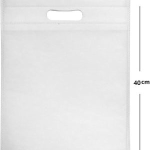 شنطه قماش مقاس40*40  ( يد كلوه + سوفليه 1 لون ) مطبوعه بلوجو العميل