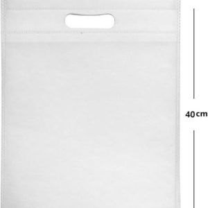 شنطه قماش مقاس35*40  ( يد كلوه + سوفليه 1 لون ) مطبوعه بلوجو العميل