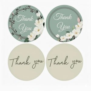 استيكر قطره (4.5 سم ) مطبوع