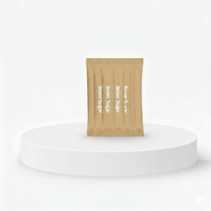 سكر بني مربع  مطبوع ومغلف (الكرتونه 10 كجم )