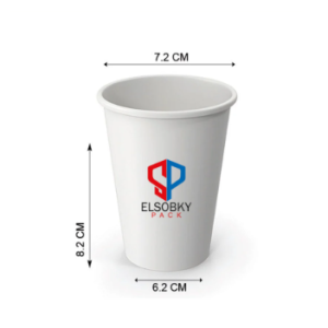 كوب 7 اونز سنجل طباعه 2 لون